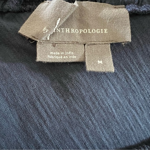 By Anthropologie Pom-Tassel One-Shoulder Top | Size Medium| - Picture 9 of 10